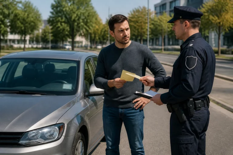 Amendes routieres en milieu urbain
