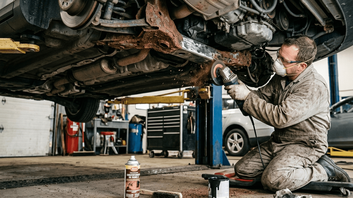 Comment traiter la corrosion du berceau de ta voiture ?