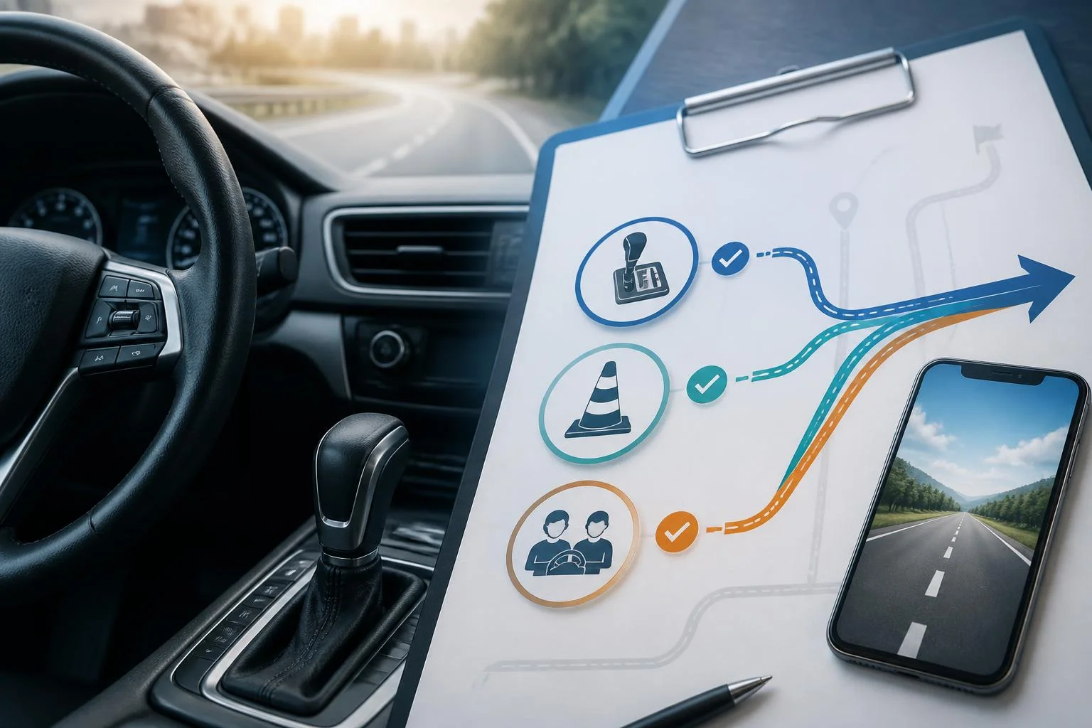 Boîte automatique, CPF ou conduite accompagnée : quelle formation choisir pour passer le permis avec Auto École et Plus ?
