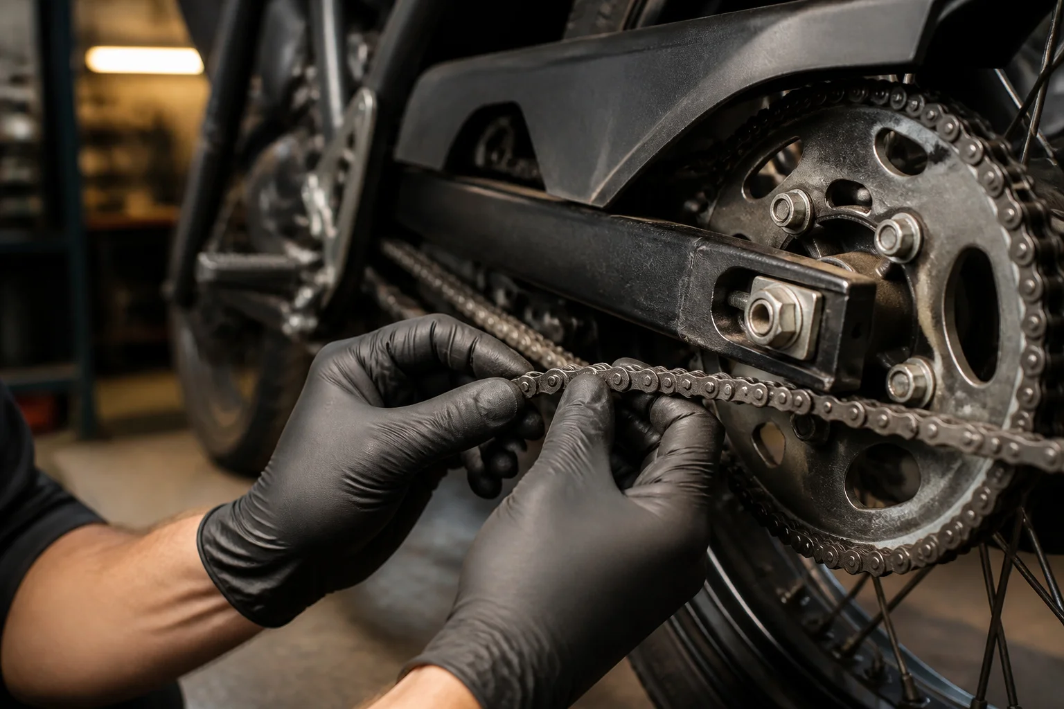 Point dur chaîne moto : les signes qui ne trompent pas