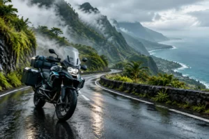 Road trip à moto à La Réunion : pluie, virages, préparation