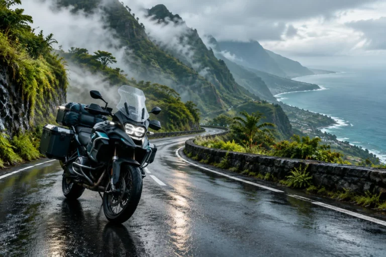 Road trip à moto à La Réunion : pluie, virages, préparation