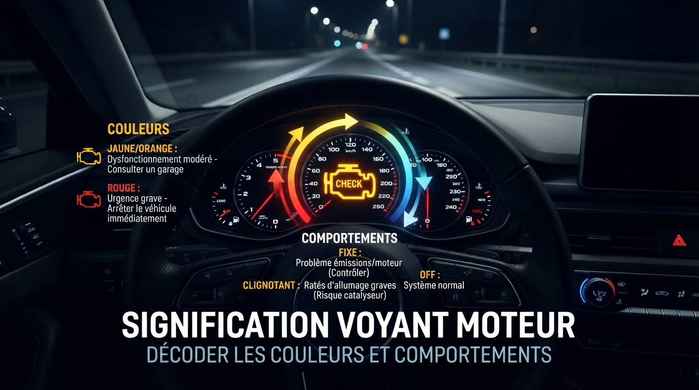 Comprendre la signification du voyant moteur et agir vite