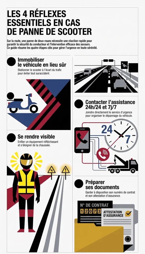 4 réflexes essentiels en cas de panne de scooter