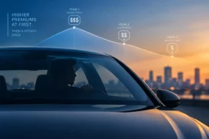 Assurance auto jeune conducteur : surprime qui baisse